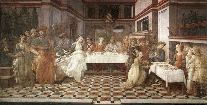 Fra Filippo Lippi Herod-s Banquet oil painting picture